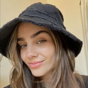 Urban Outfitters Frayed Canvas Bucket Hat